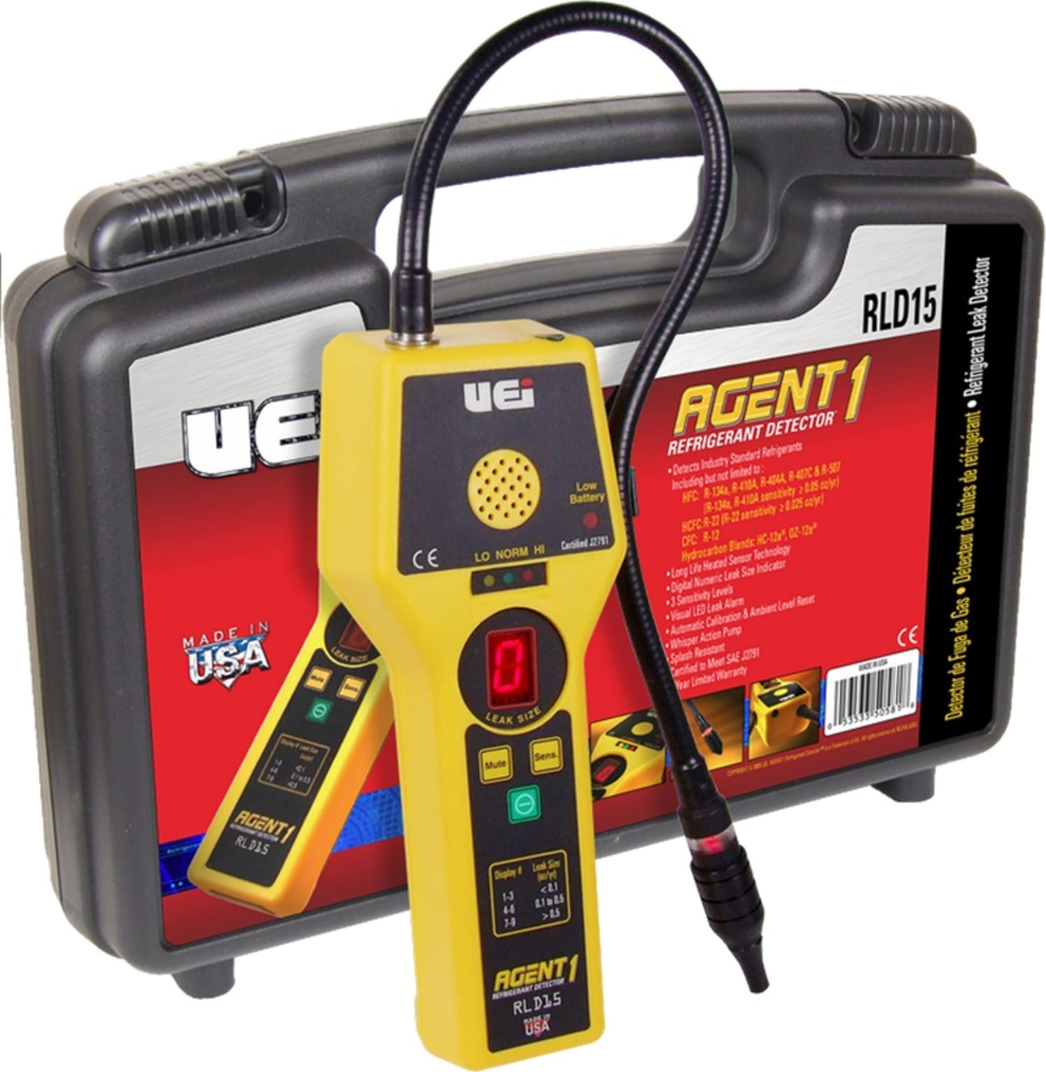 Uei_RLD15_Refrigerant_Leak_Detector