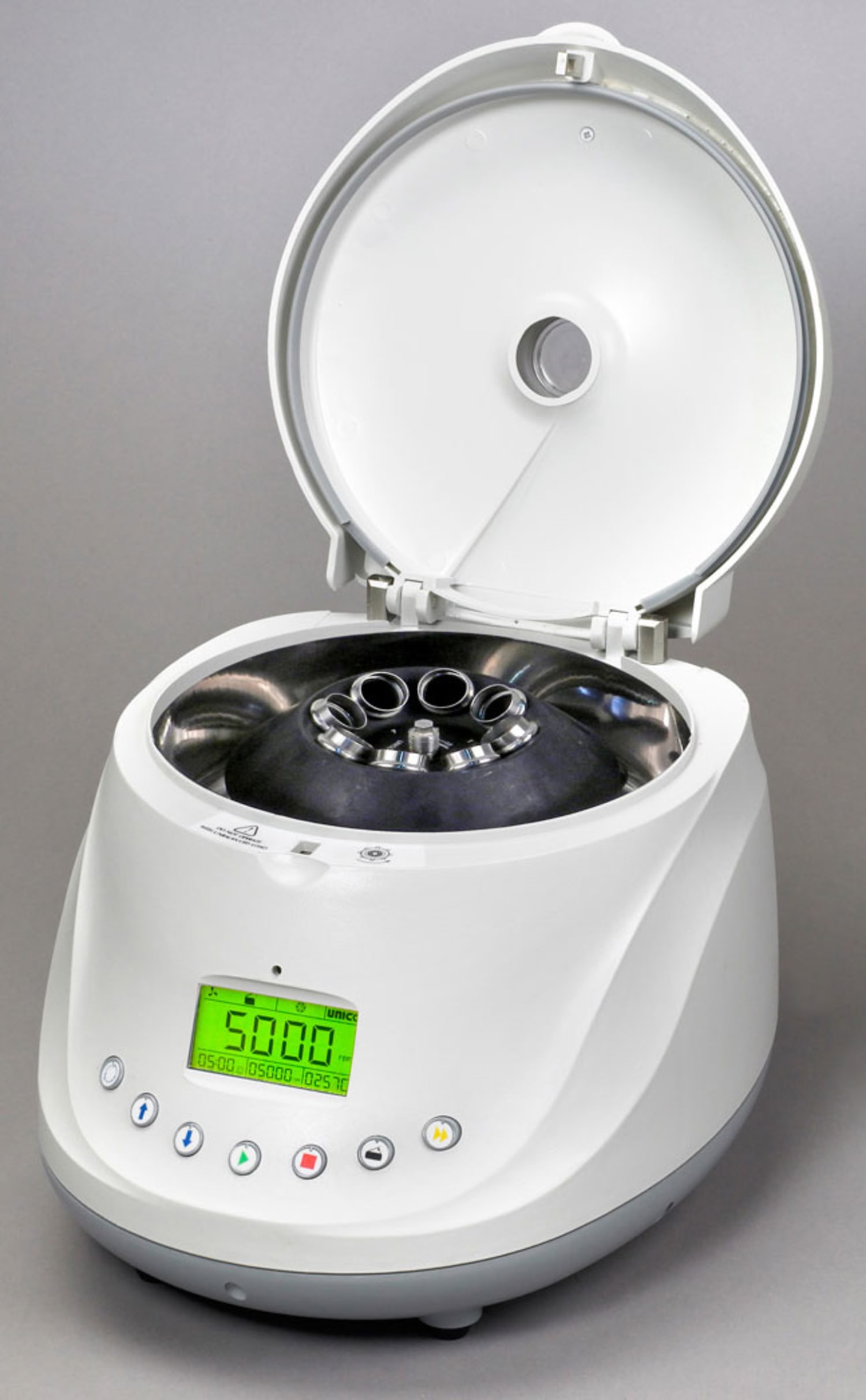Unico C881 PowerSpin BX Centrifuge, Variable Speed 1,000-5,000 RPM, 8 Place Metal Rotor, 0-99 Min Digital Timer, 8X10ML OR 12ML Capacity 110 V