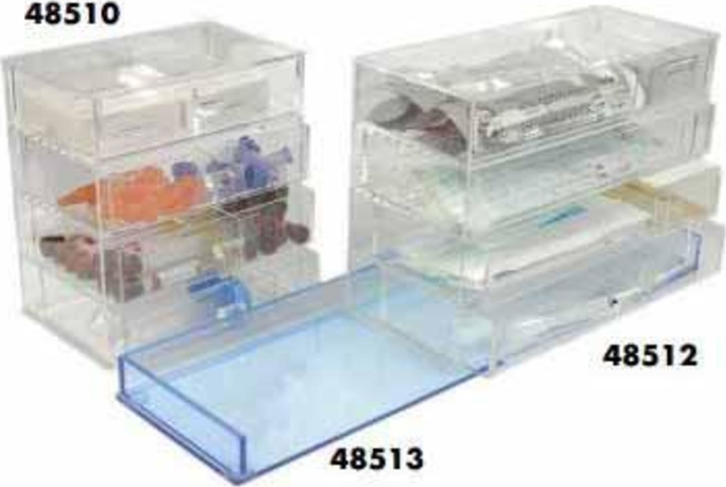 Unico 48510 4-Drawer Organizer, 8" Wide