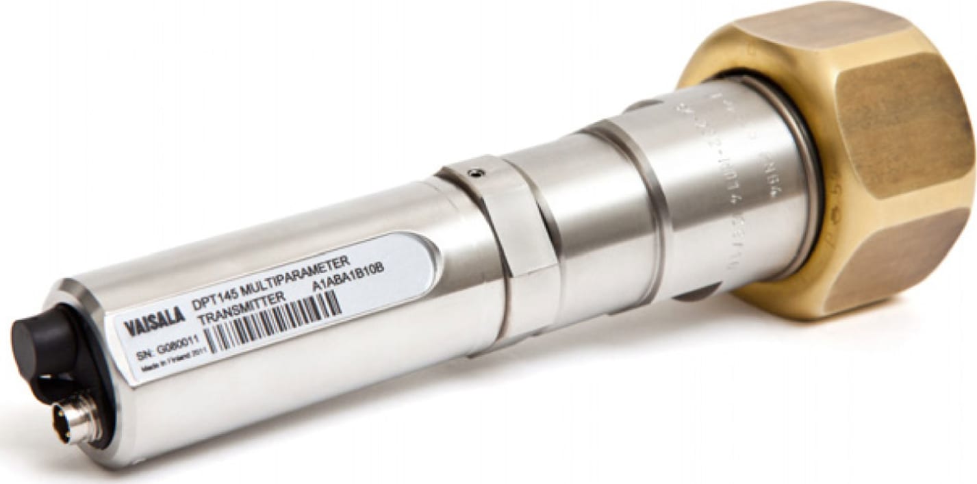 Vaisala DPT145 Mutliparameter Transmitter for SF6 Gas, online measurement of dew point, pressure, and temperature plus calculates 4 other values, including SF6 density