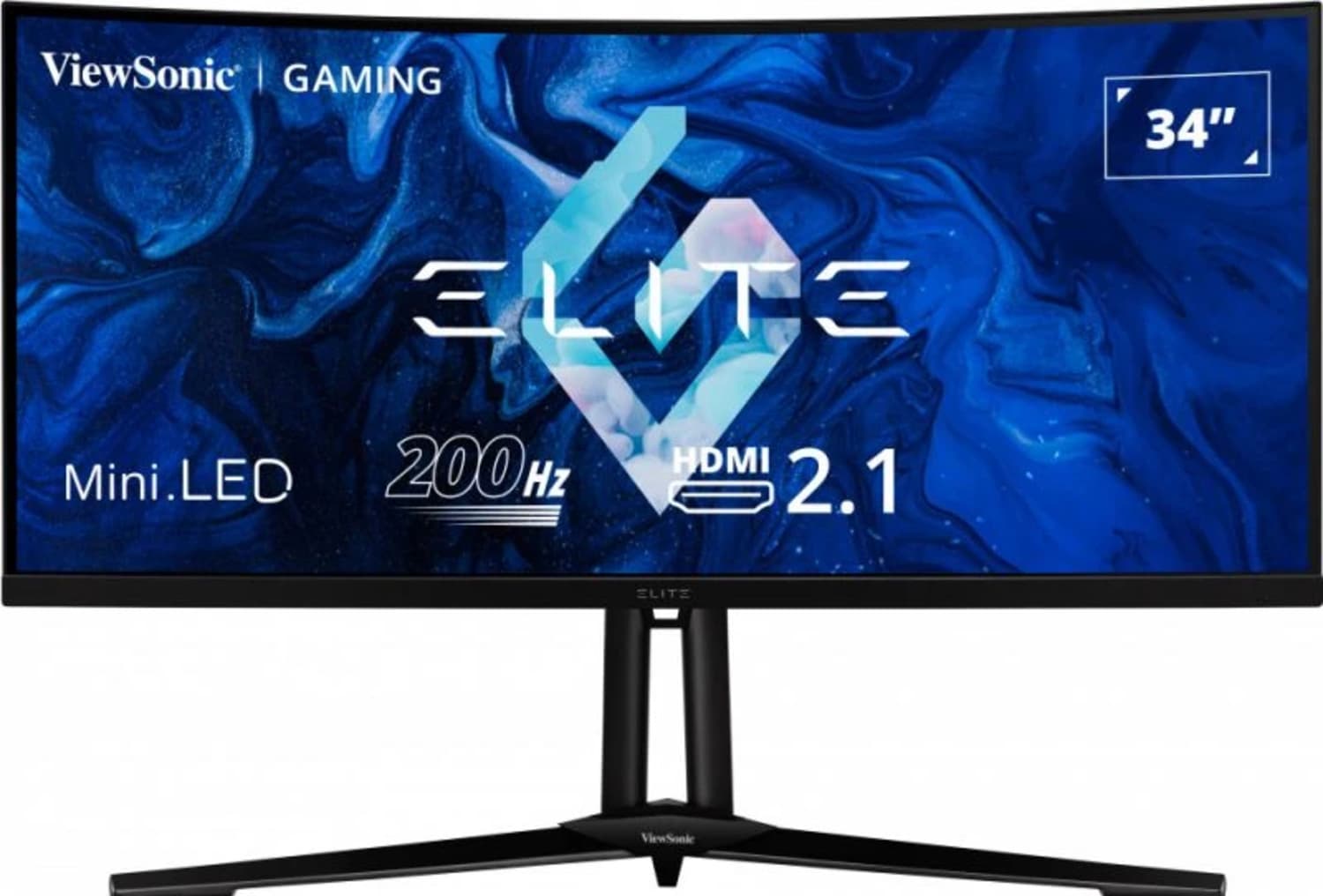 ViewSonic XG341C-2K - 34” UWQHD 200Hz Curved Mini LED HDMI 2.1