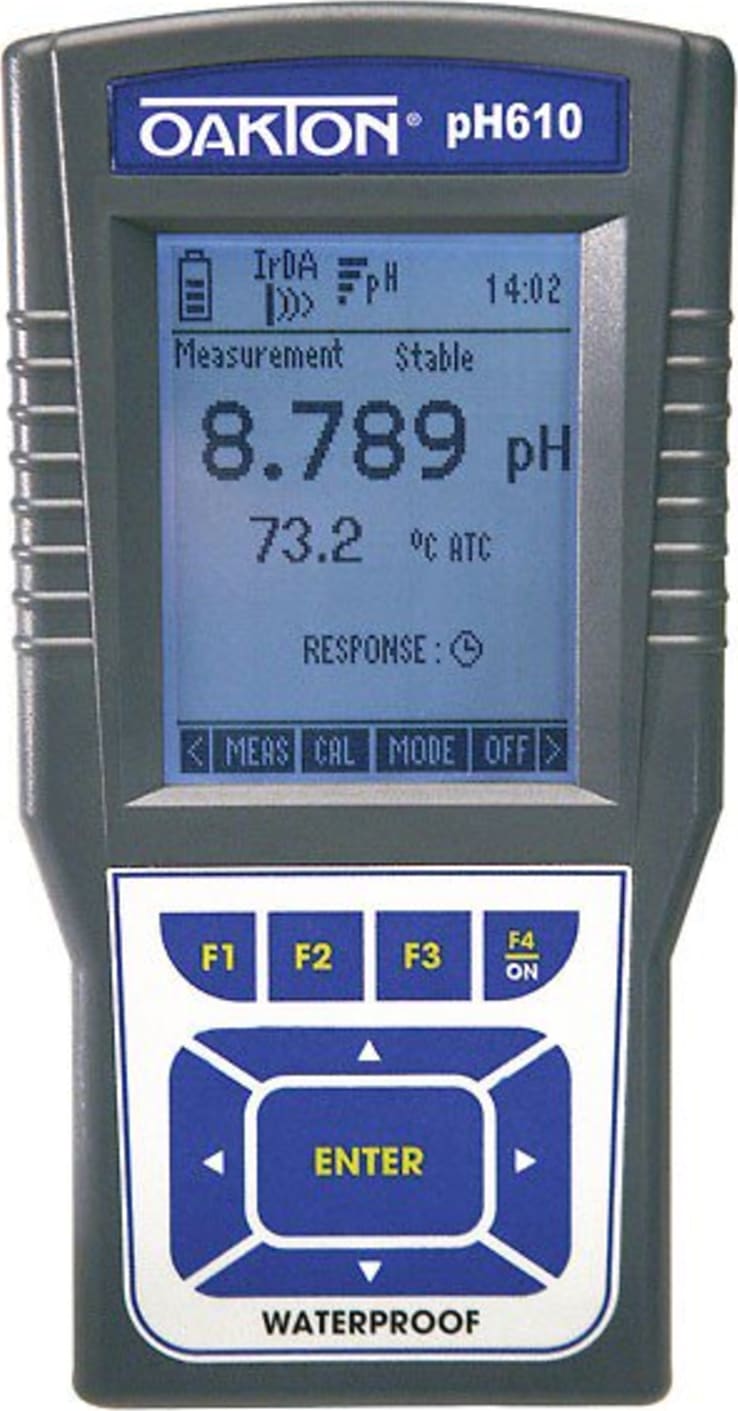 WD-35418-80_Oakton_pH_610_Waterproof_Handheld_Meter_Kit_Main_View