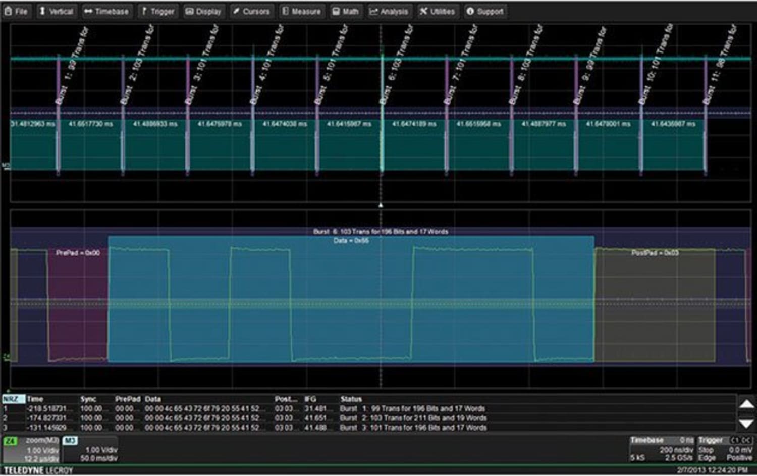 LeCroy Manchester Bus Decode Option