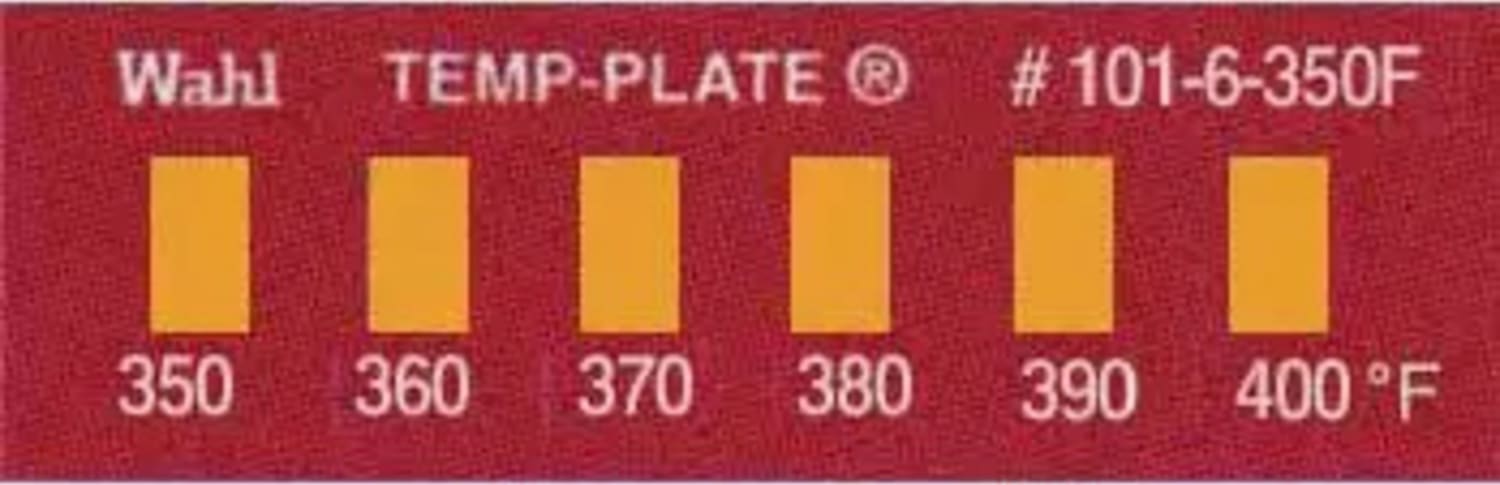 Wahl 101-6-350F Mini Six-Position Temp-Plate, 350-360-370-380-390-400°F