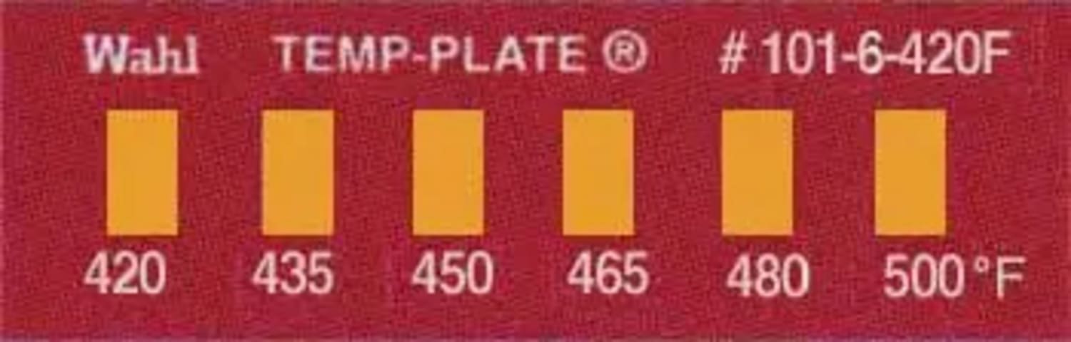 Wahl 101-6-420F Mini Six-Position Temp-Plate, 420-435-450-465-480-500°F