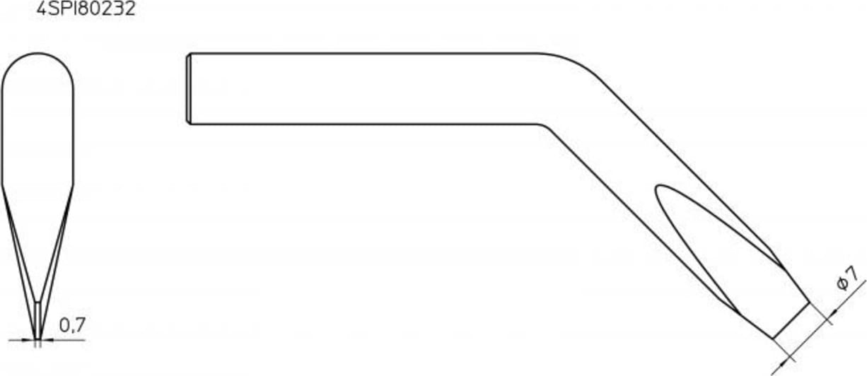 Weller SPI80 232 Soldering Tip