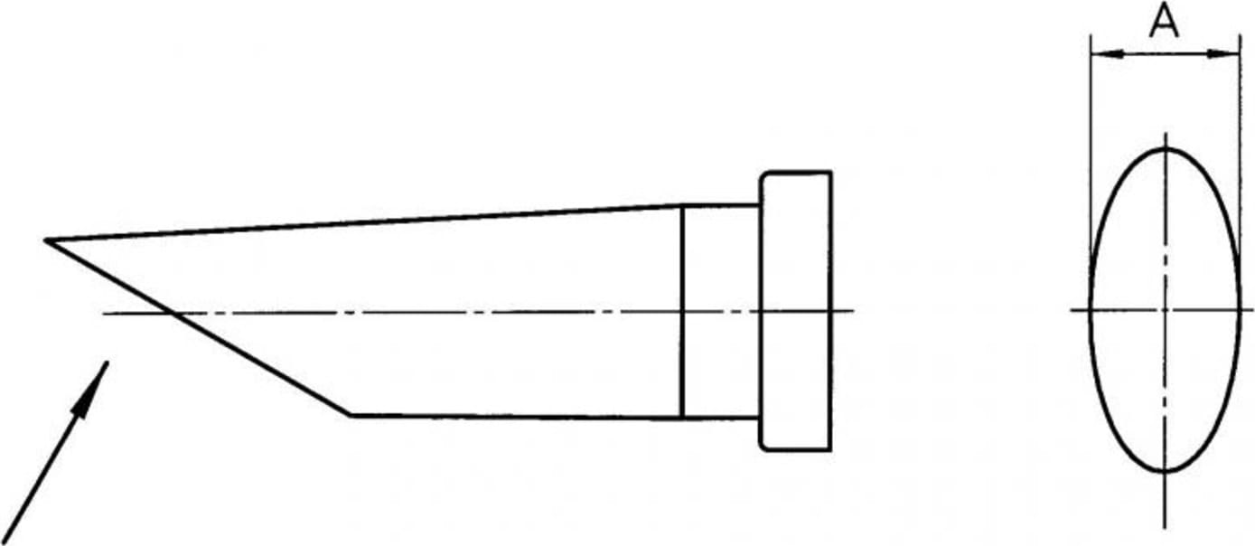 Weller 0054448799 LT AA 60 Soldering Tip 1.6MM