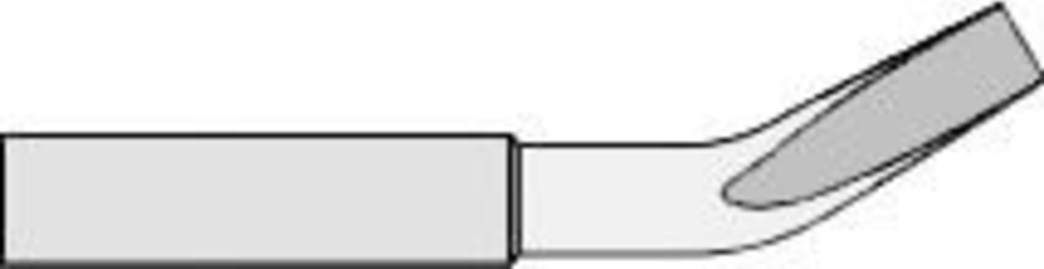 Weller 0054488399 XNTMX Soldering Tip, Bent Chisel 3.2x0.8MM