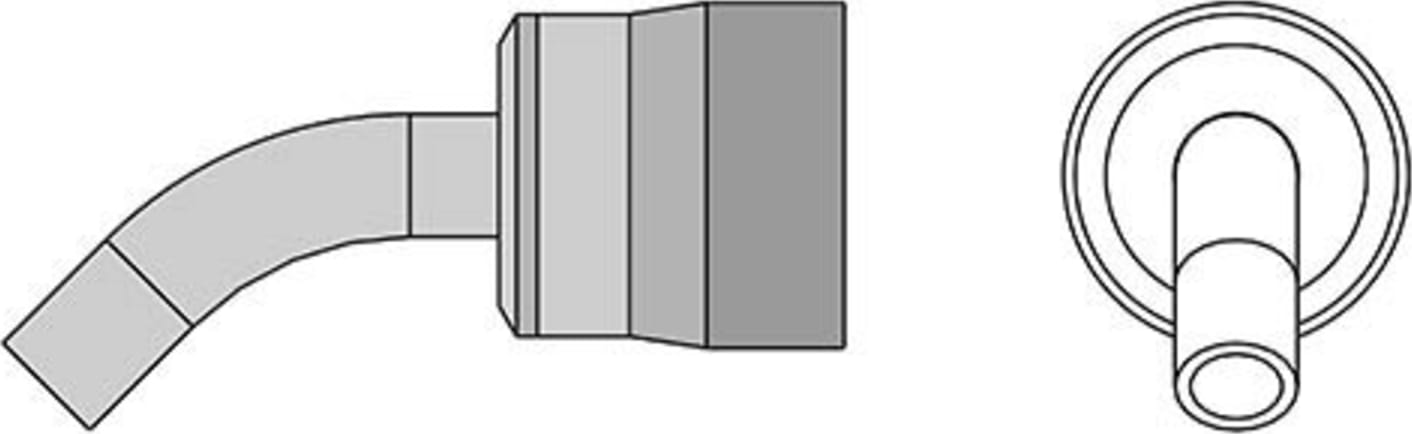 Weller TNRB60 Bent Round Hot Air Nozzle