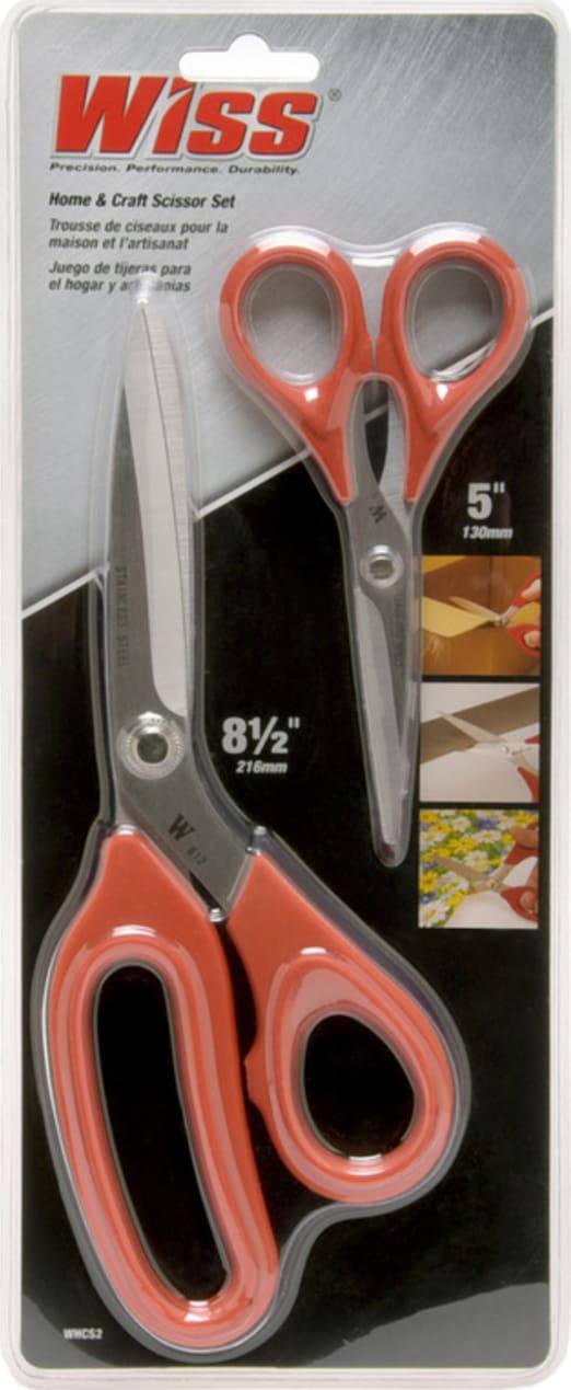 Crescent Wiss WHCS2 - Scissors for Crafting and Sewing, Industrial, 2 ...