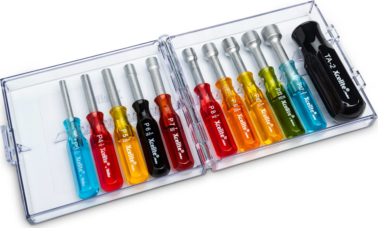 Xcelite PS120 11 Piece Convertible Mini Nutdriver Set - Inch Sizes Xcelite PS120 11 Piece Convertible Mini Nutdriver Set - Inch Sizes