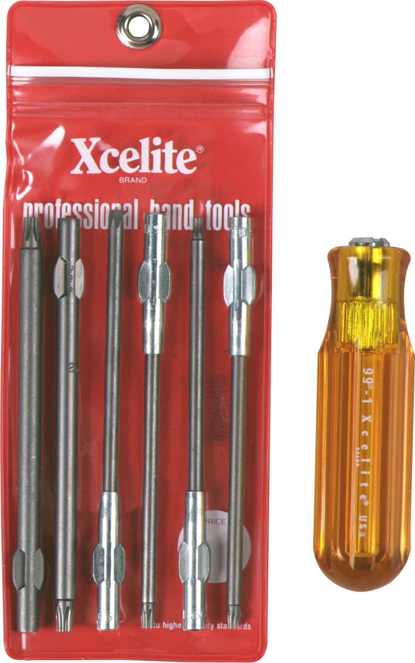 Xcelite 99XTD7 6-Piece Torx Screwdriver Blade Kit (Series 99)