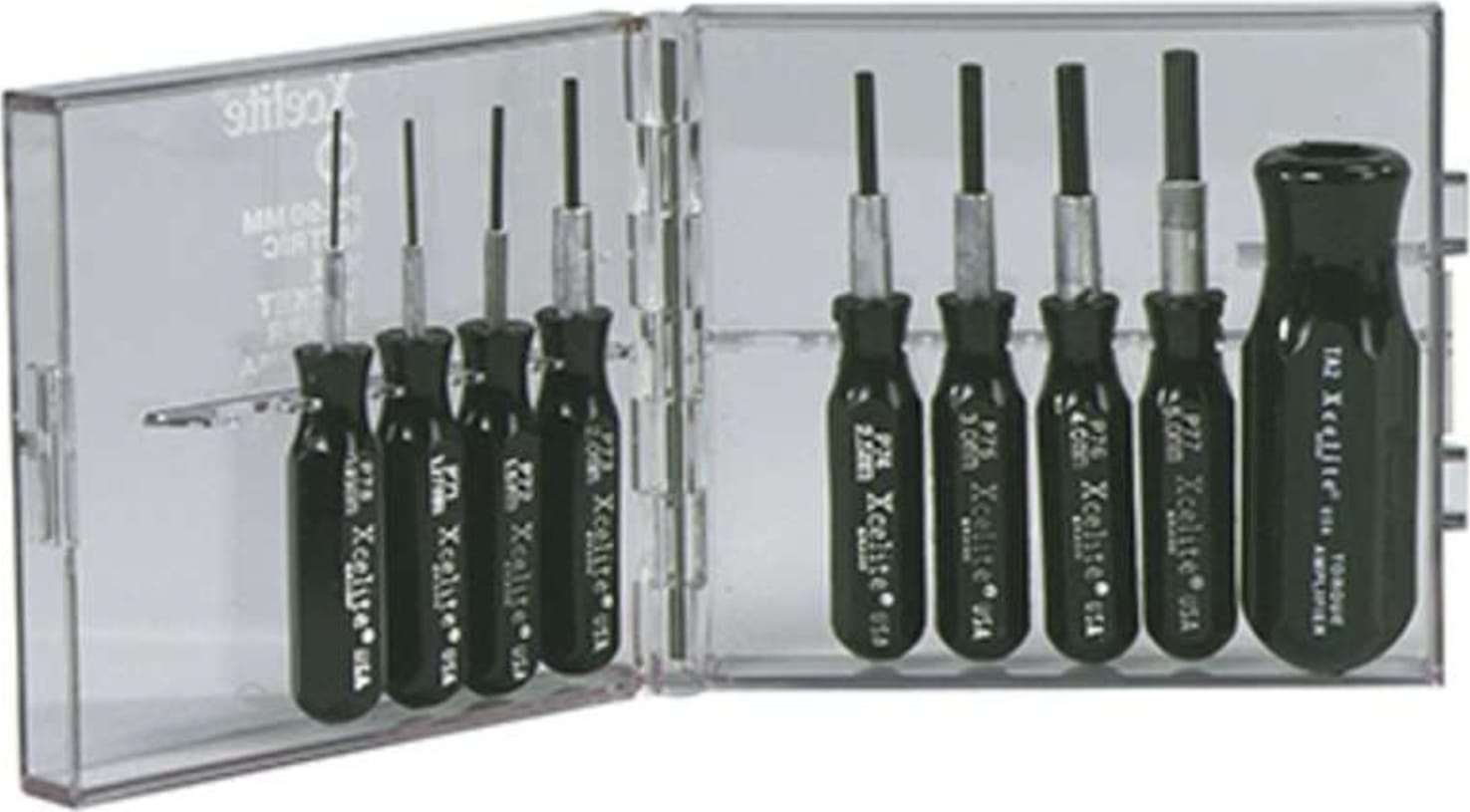 Xcelite PS90MMN Compact Hex Socket Screwdriver Set