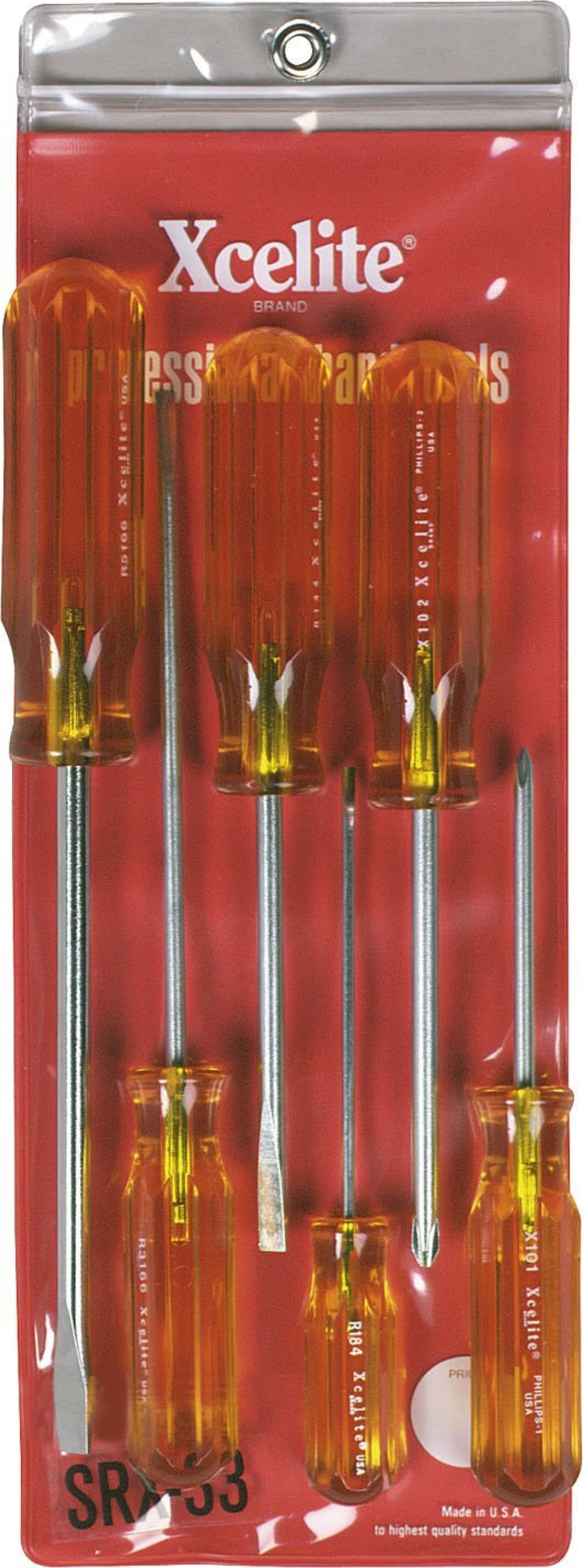 Xcelite SRX33N Standard and Phillips Screwdrivers Set