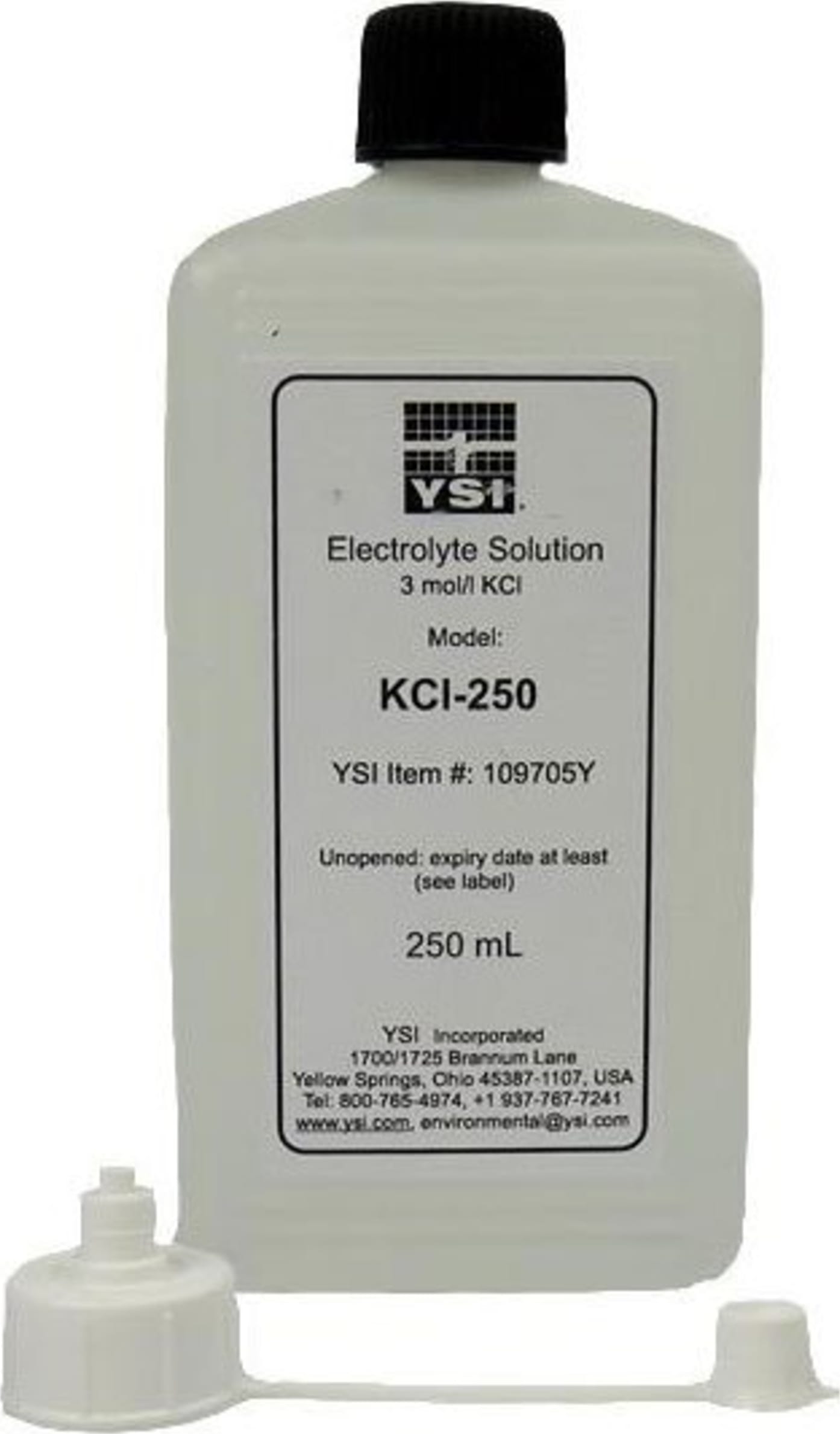 YSI KCl-250 3 M KCl Electrolyte Solution