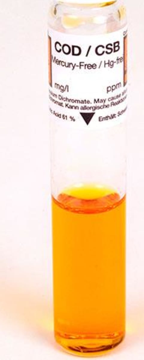 YSI COD1-F TC (LR) COD, LR, Hg Free, Vial Reagent, pack of 25