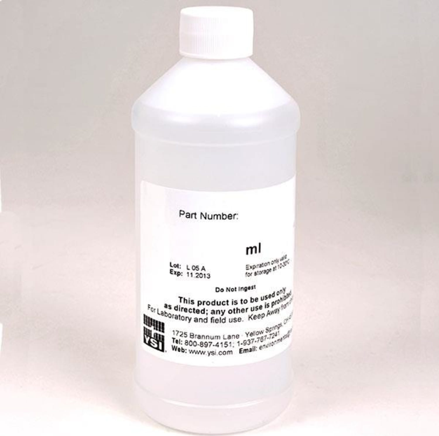 YSI PO4-4 RP4 Sodium Hydroxide, Liquid Reagent, 1.00 N, 100 ml, 50 tests