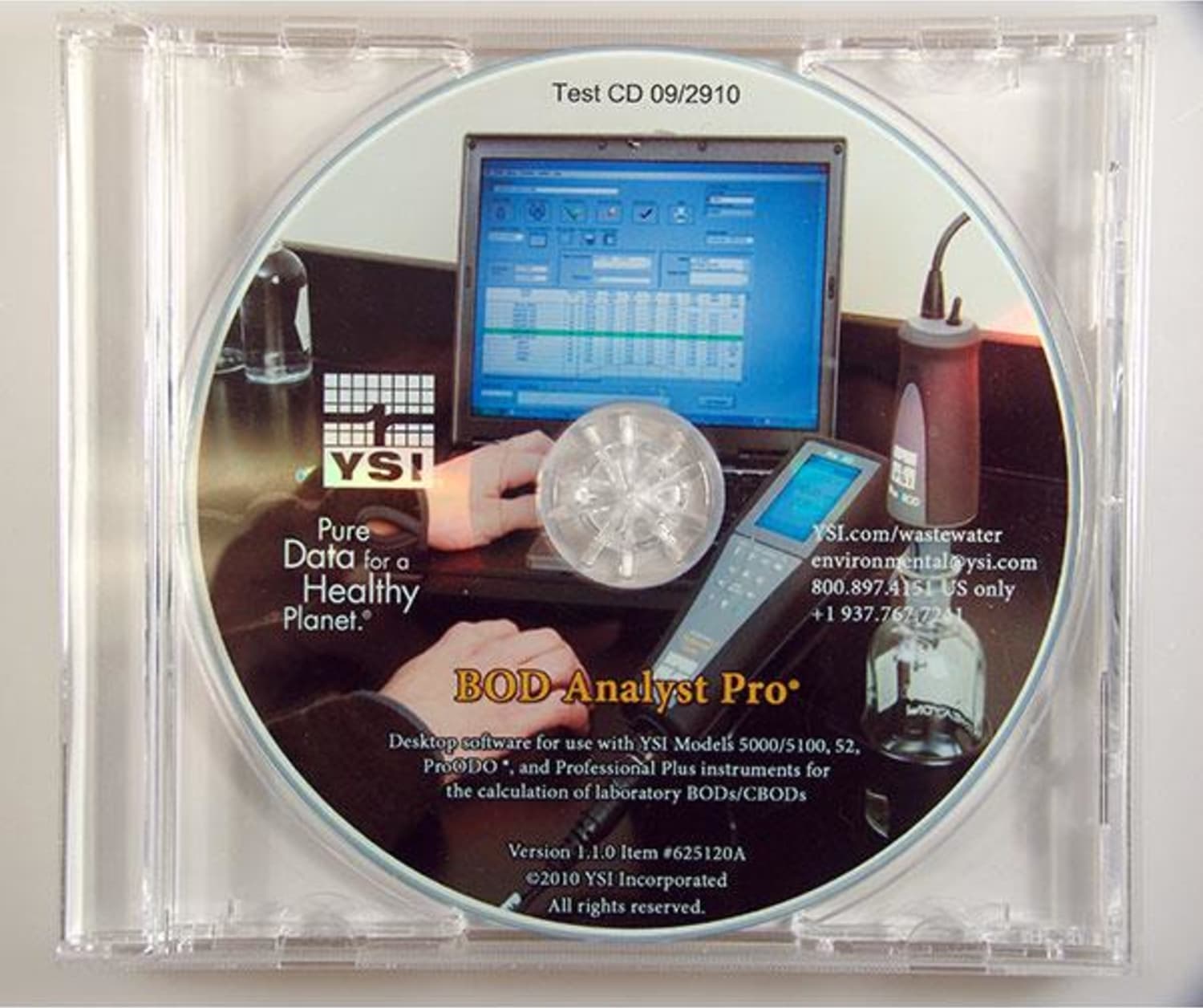 YSI 5120 BOD Analyst Pro Desktop Software