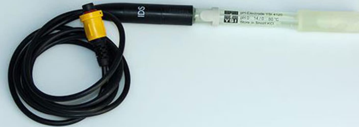 YSI IDS 4120 pH and Temperature Sensor, 1.5 meter (5 ft) cable