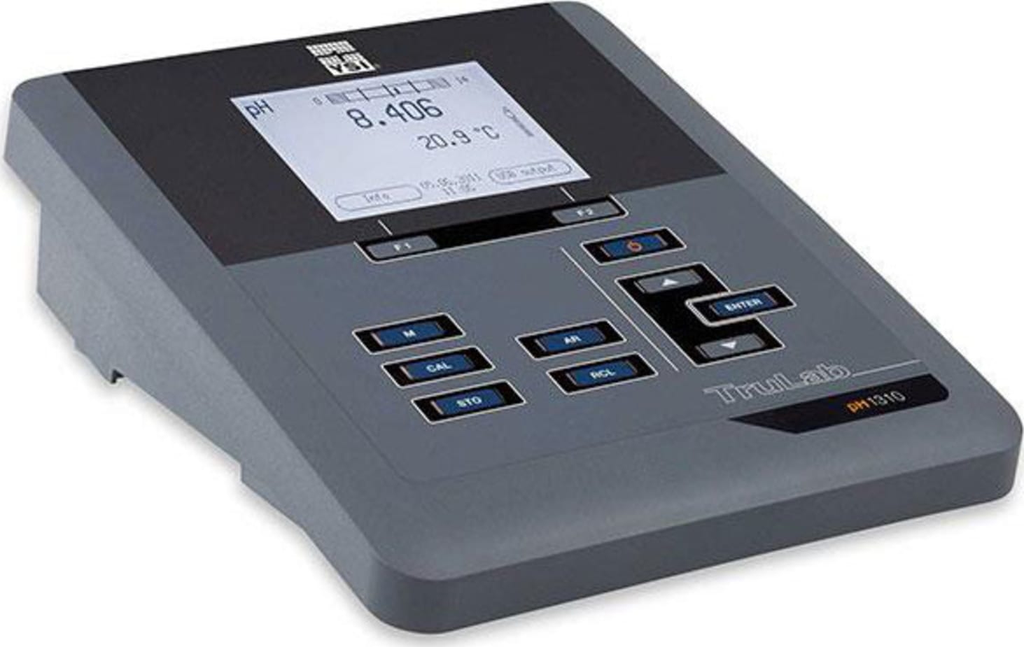 YSI TruLab pH 1310 pH/mV Single Channel Benchtop Instrument with BNC and Two Banana Plug Connectors, Data Storage and Data Transfer Via USB