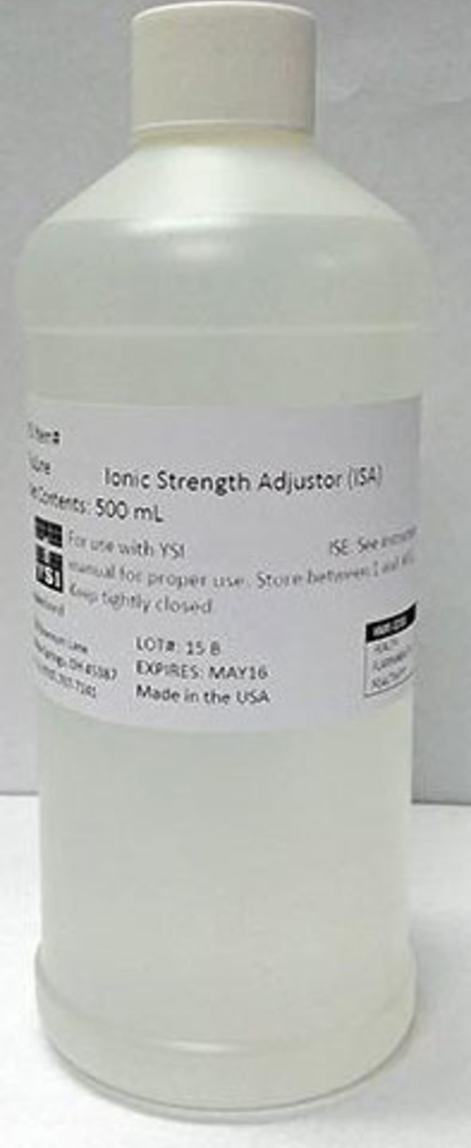 YSI TruLine Copper ISA Ionic Strength Adjustor, 500 mL