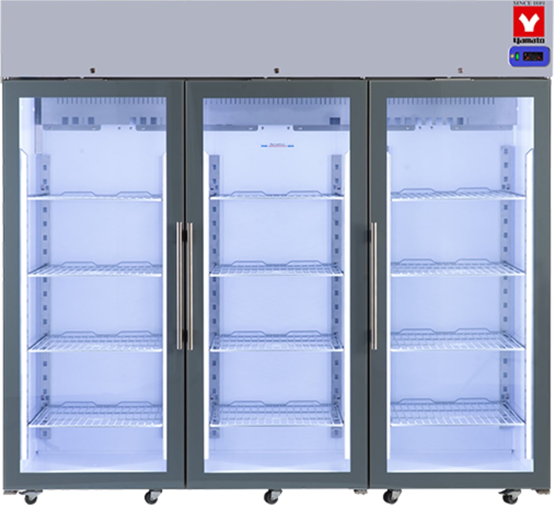 Yamato SLR-2001TG - Laboratory Refrigerator, Three Hinged Glass