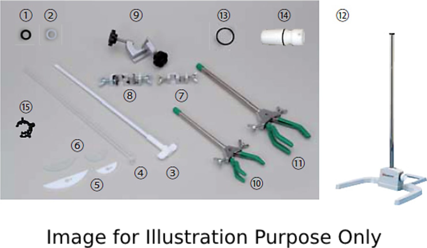 Yamato 231634 - Burette Clamp (Muff), ø9.5 ~ ø29mm, (OLM48)