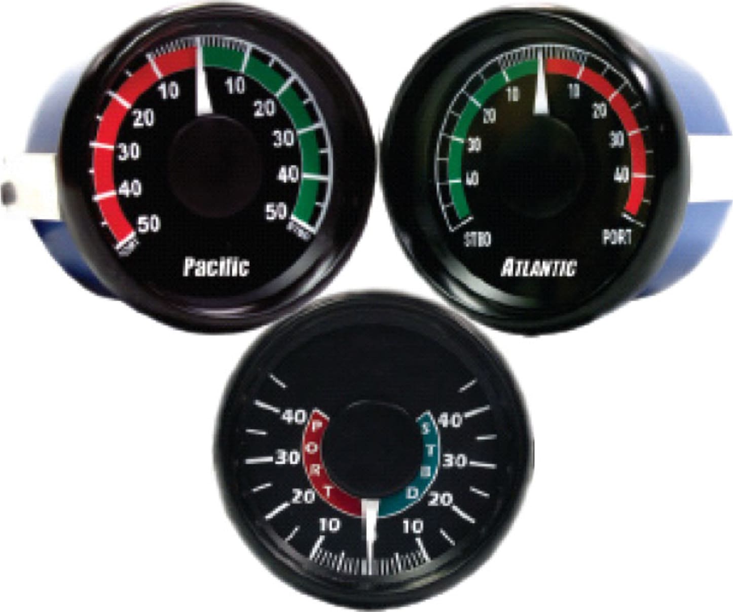 Yokogawa YRM3 Rudder Position Meters Nominal 3.1" round rudder position meter