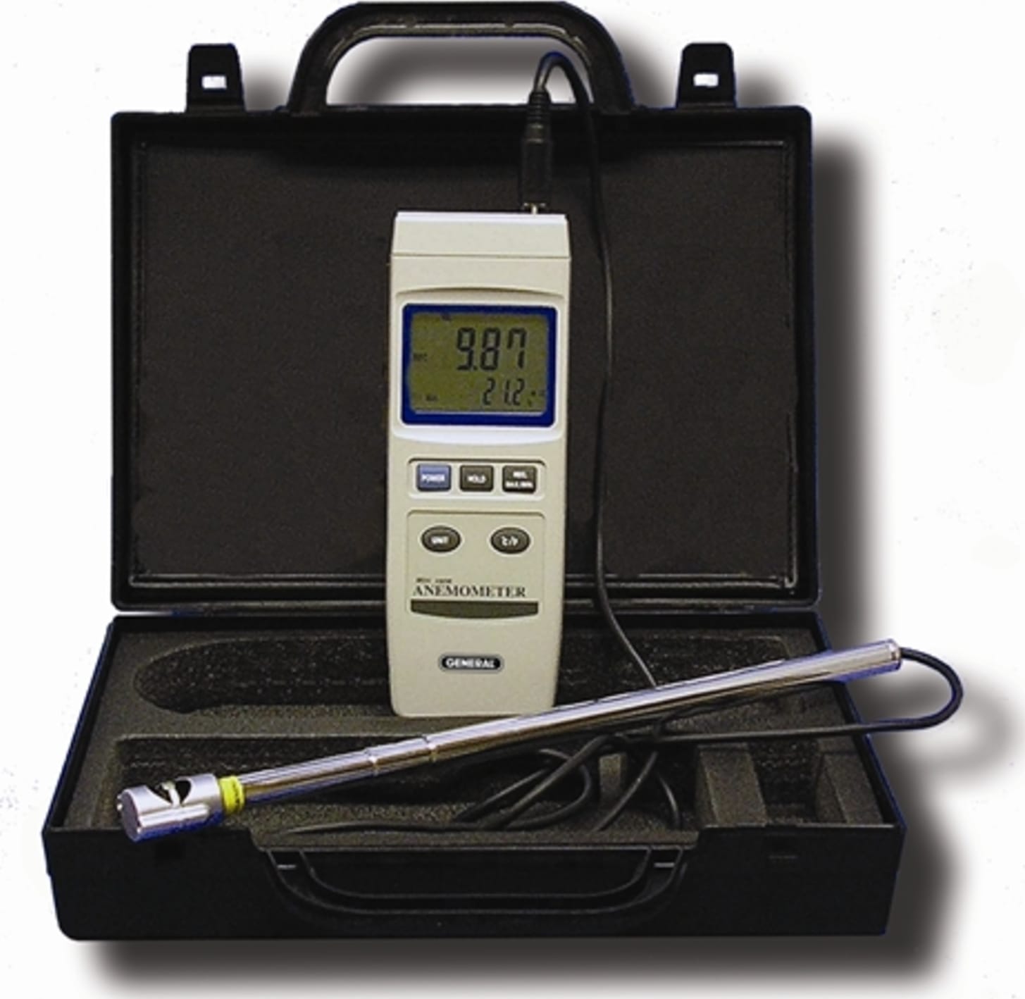 General DAF80MIN  Mini Vane Anemometer With Temperature