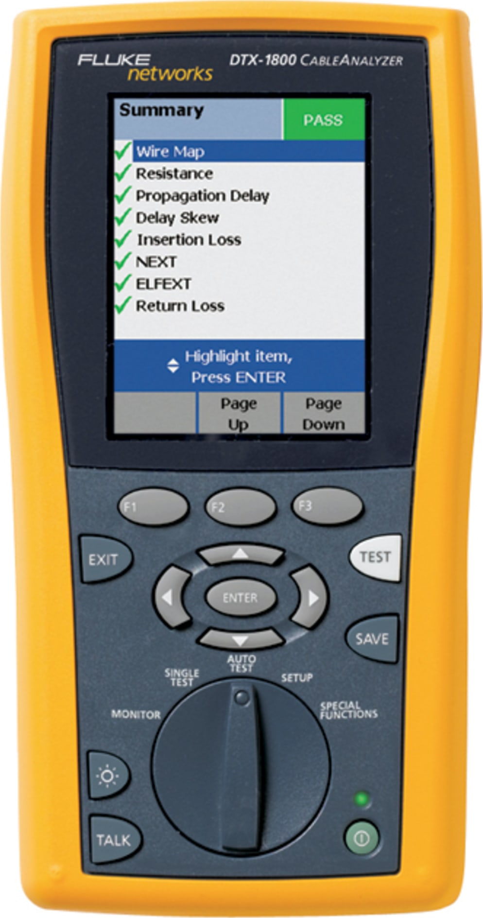 Fluke DTX-1800-MS120/GLD
