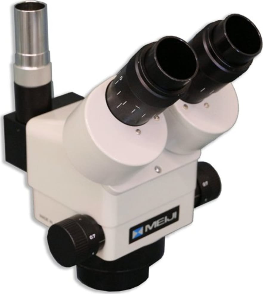 Meiji Techno EMZ-8TRD (0.7x - 4.5x) Trinocular Zoom Stereo Body, W.D. 104mm with Detent