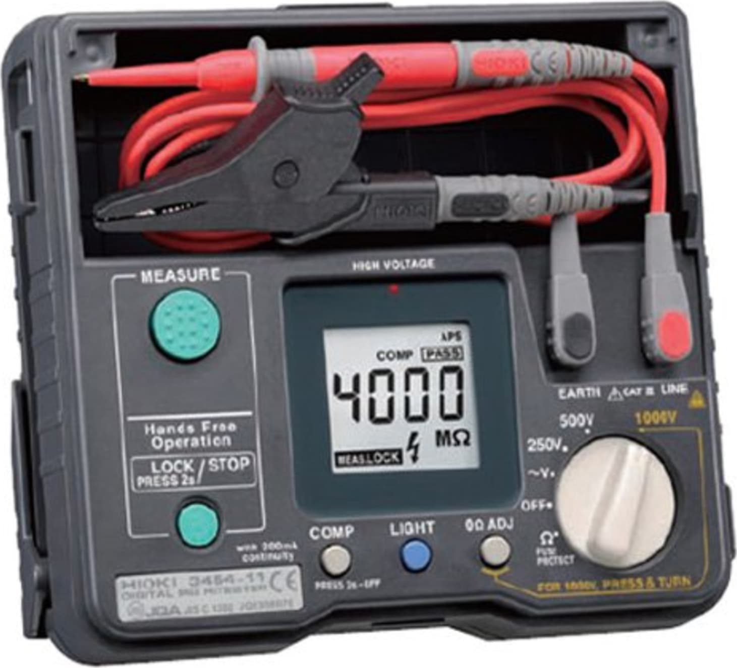  Hioki 3454-10 Digital Mega-Ohm HiTester