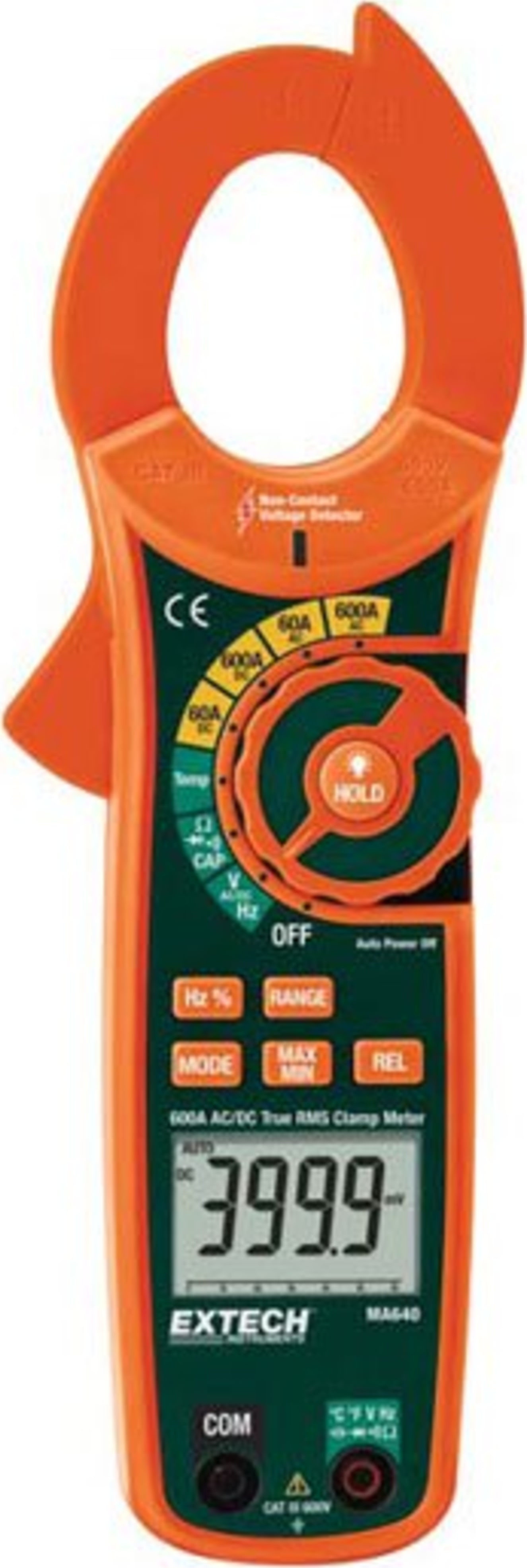 Extech MA640 600A True RMS AC/DC Clamp Meter   NCV