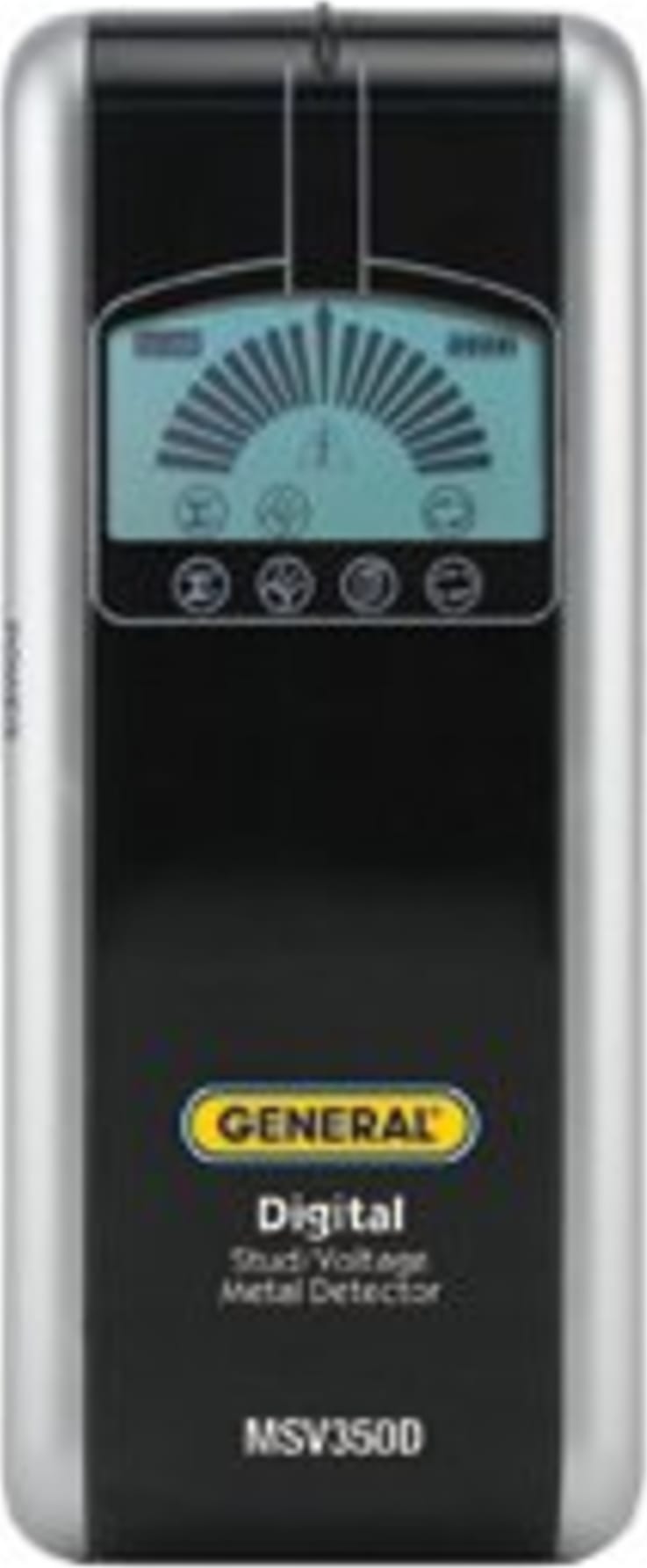 General Tools MSV350D Digital 3-in-1 LED Stud/Voltage/Metal Detector