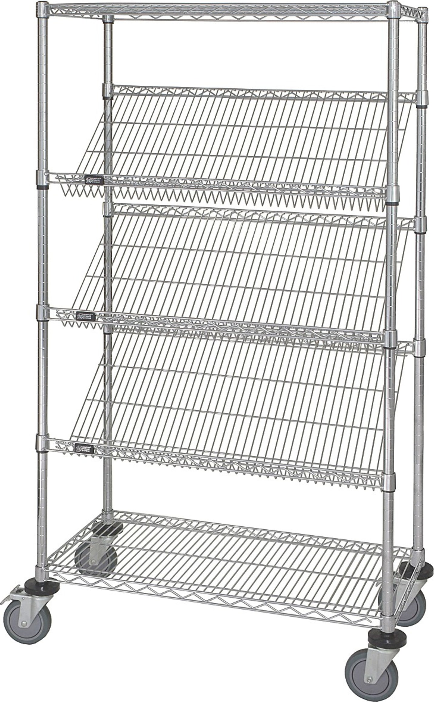 Quantum Storage Systems M1836SL6C - Mobile Slanted Shelving Unit, 18