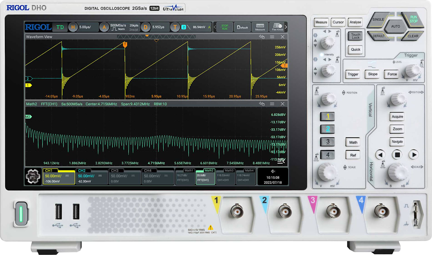 Rigol DHO1000 4 channel