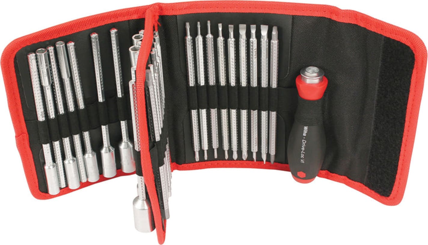 Wiha 28188 - 32 Piece Drive-Loc VI Wallet Set | TEquipment
