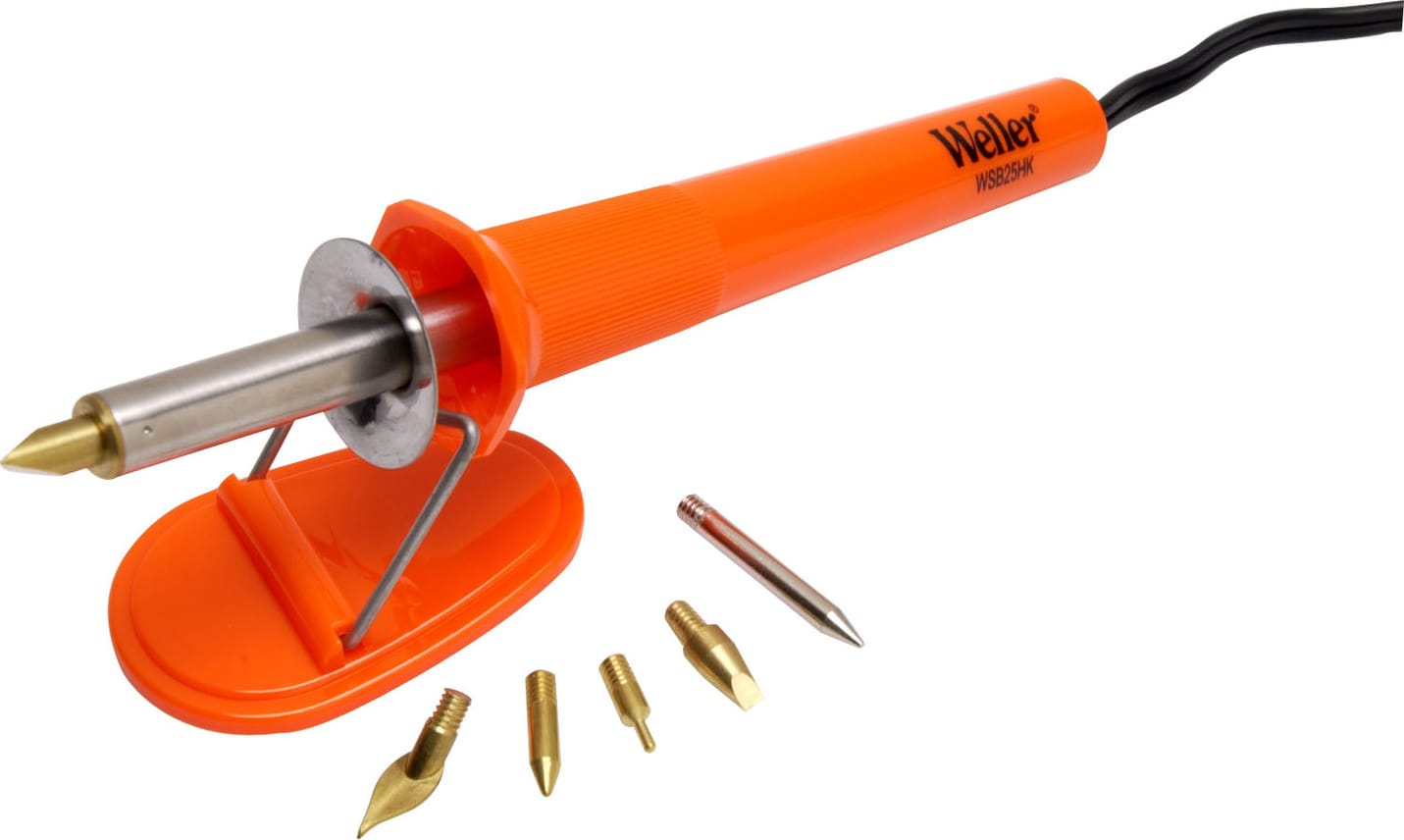 Weller WSB25HK Short Barrel Hobby Iron Kit, 8 Piece
