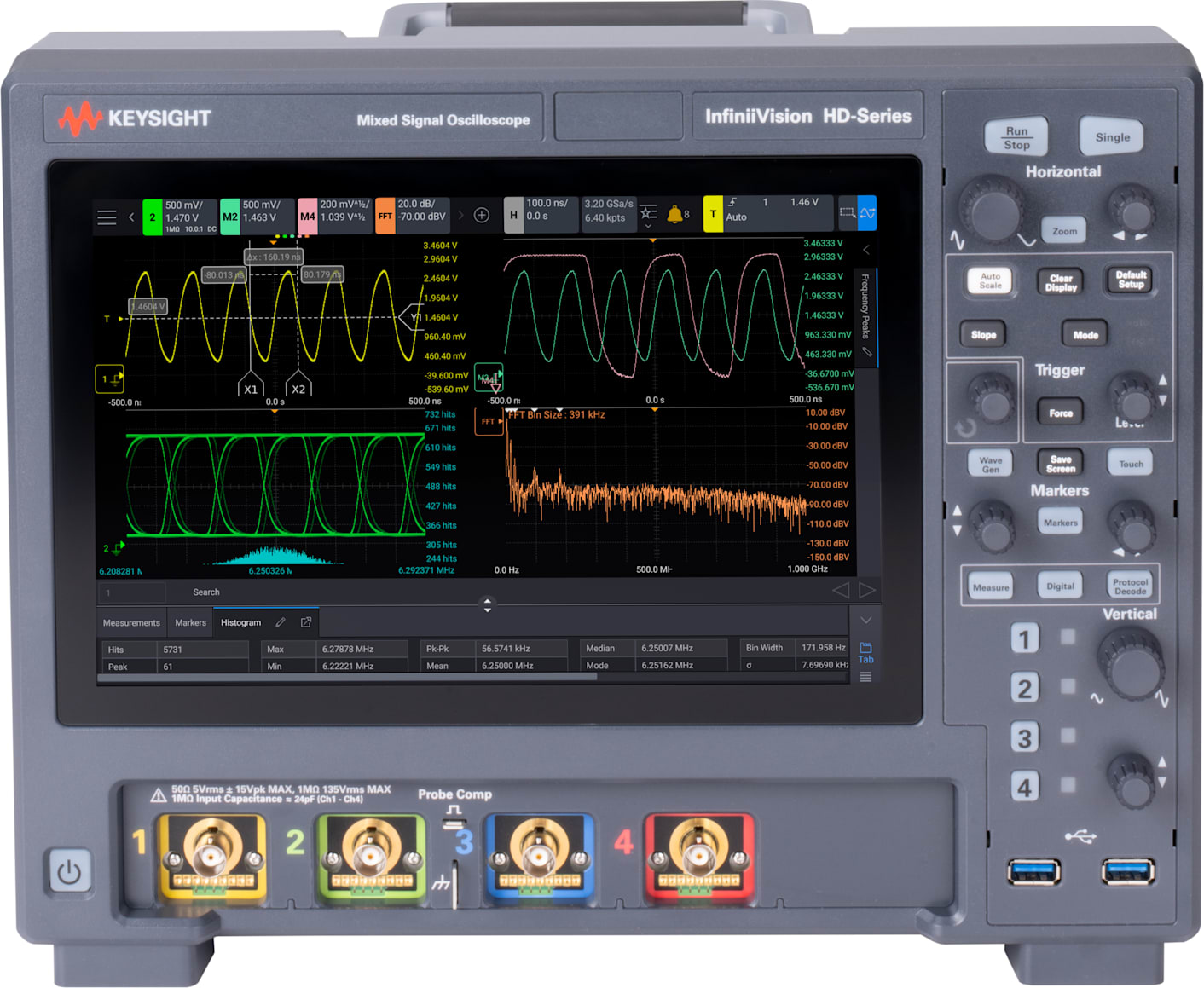 Keysight HD304MSO 1 GHz - InfiniiVision HD3-Series Mixed Signal