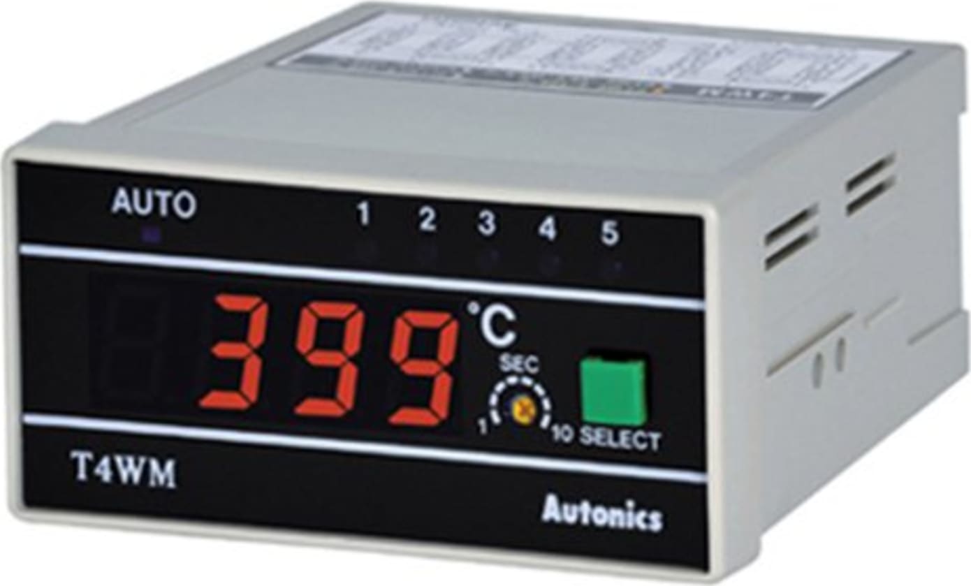 Autonics T4WM 5 Point Input Type Temperature Indicator Series