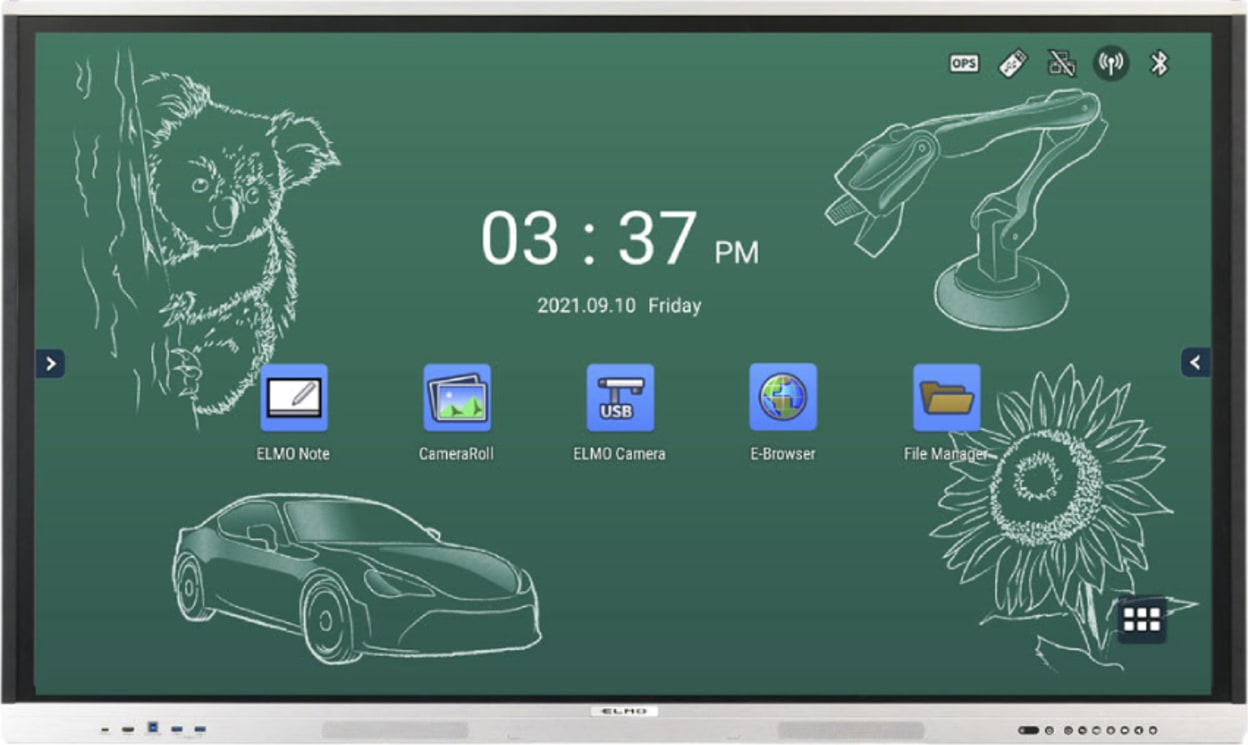 ELMO EL75R2 - 75 inch Board | Touchboards