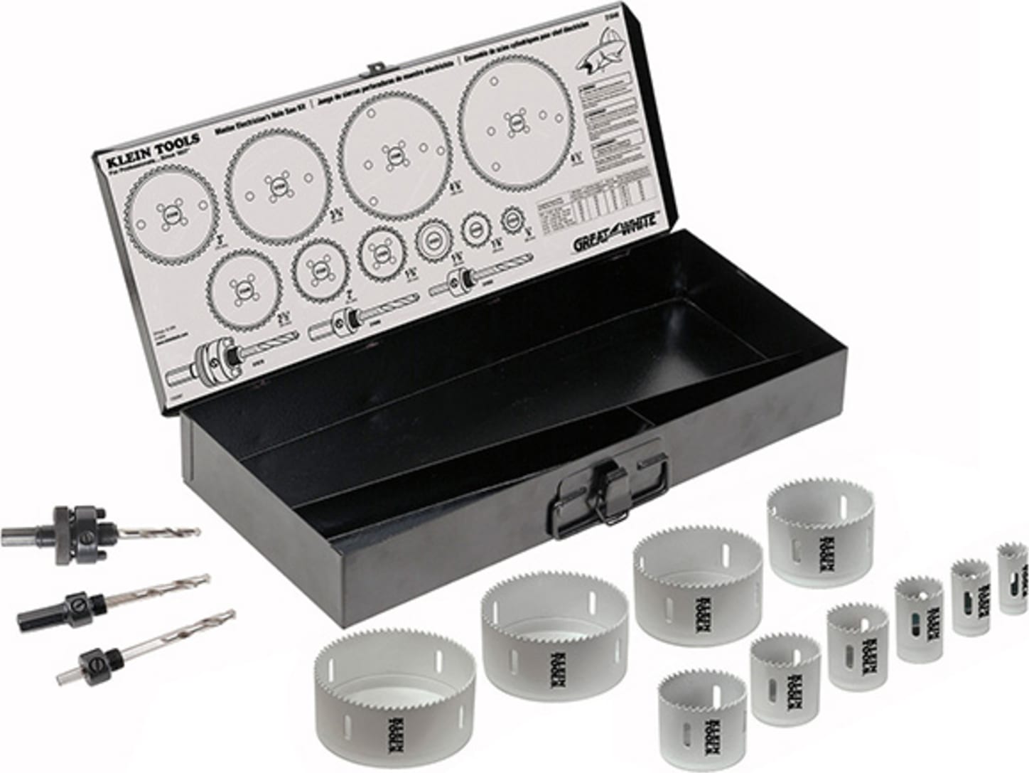 Klein Tools 31645 Large Size Hole Saw Kit
