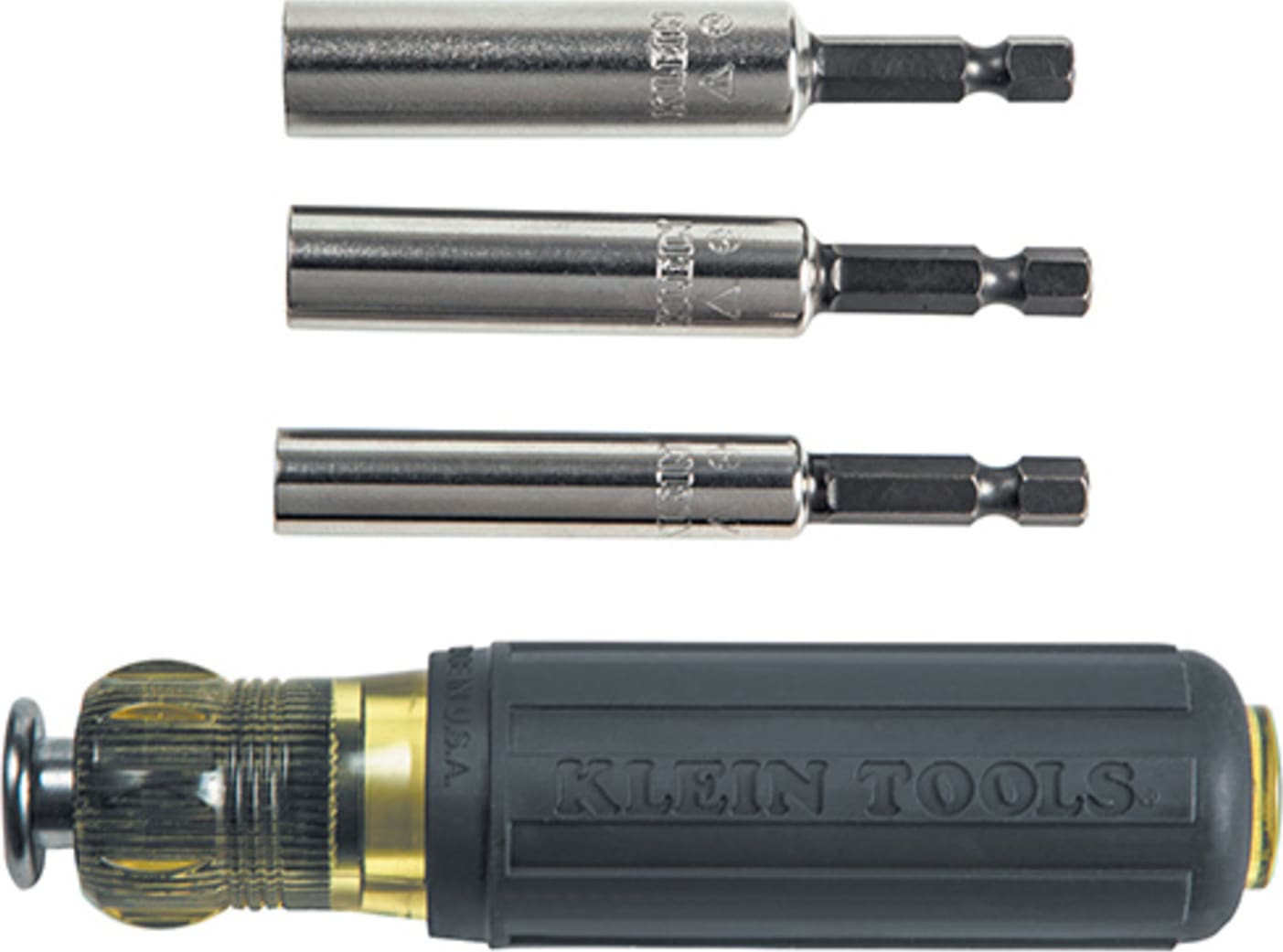 Klein Tools 32701 Switch Drive Handle with 2" Power Nut Drivers