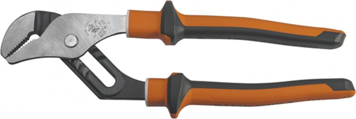 Klein Tools 502-10-EINS 10" Insulated Pump Pliers, Slim Handle