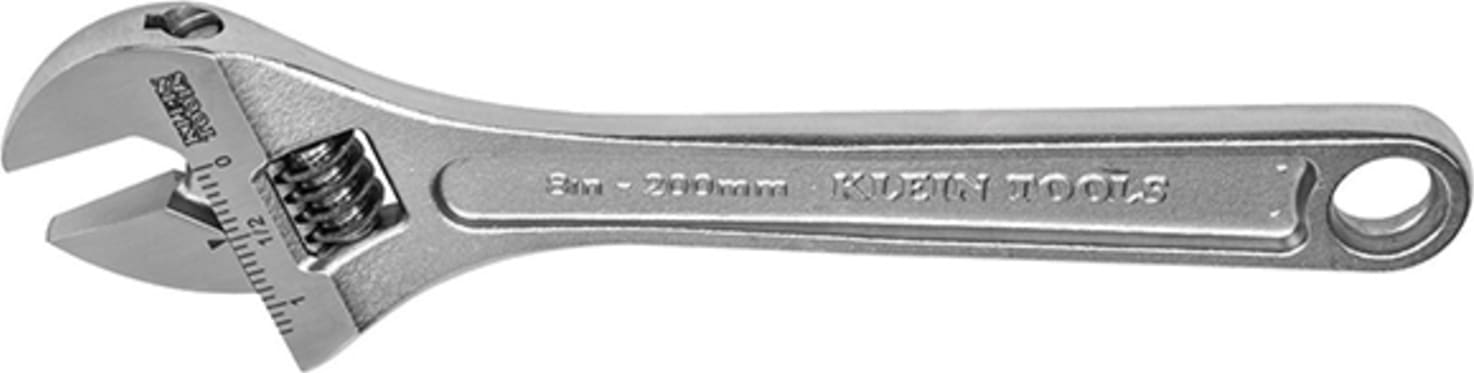 Klein Tools 507-6 6" (152 mm) Adjustable Wrench Extra-Capacity