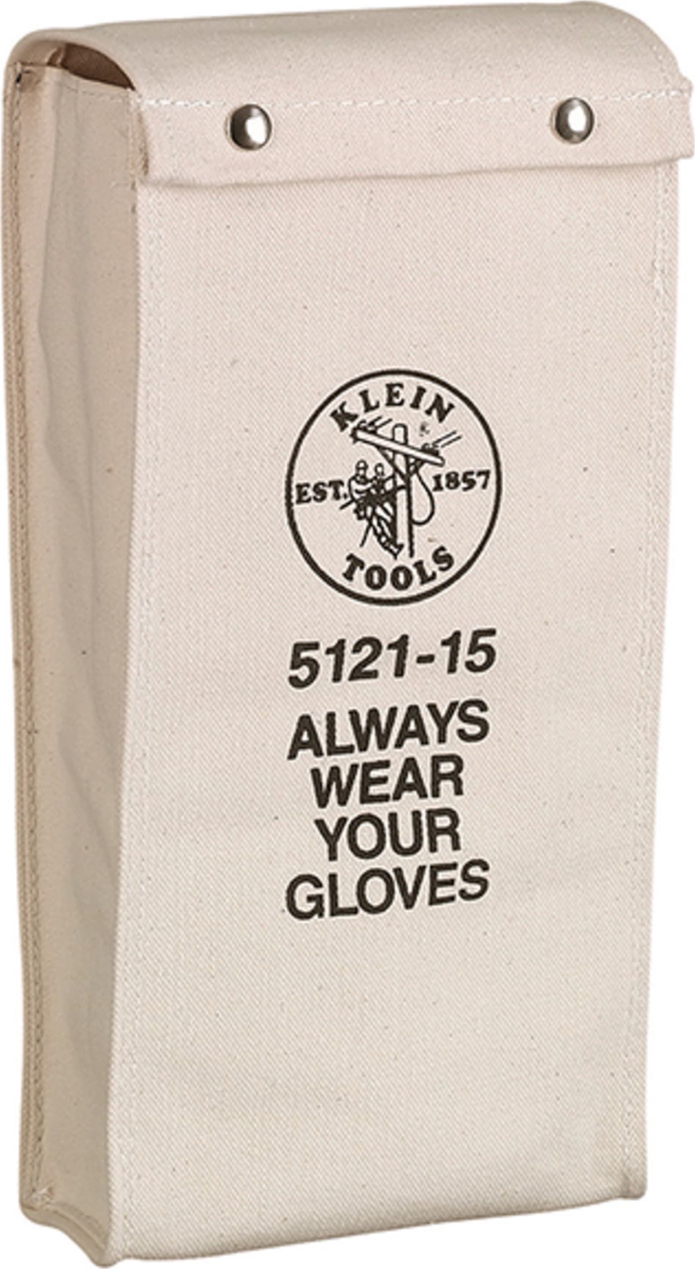 Klein Tools 5121-15 15" (381 mm) Glove Bag No. 4 Canvas