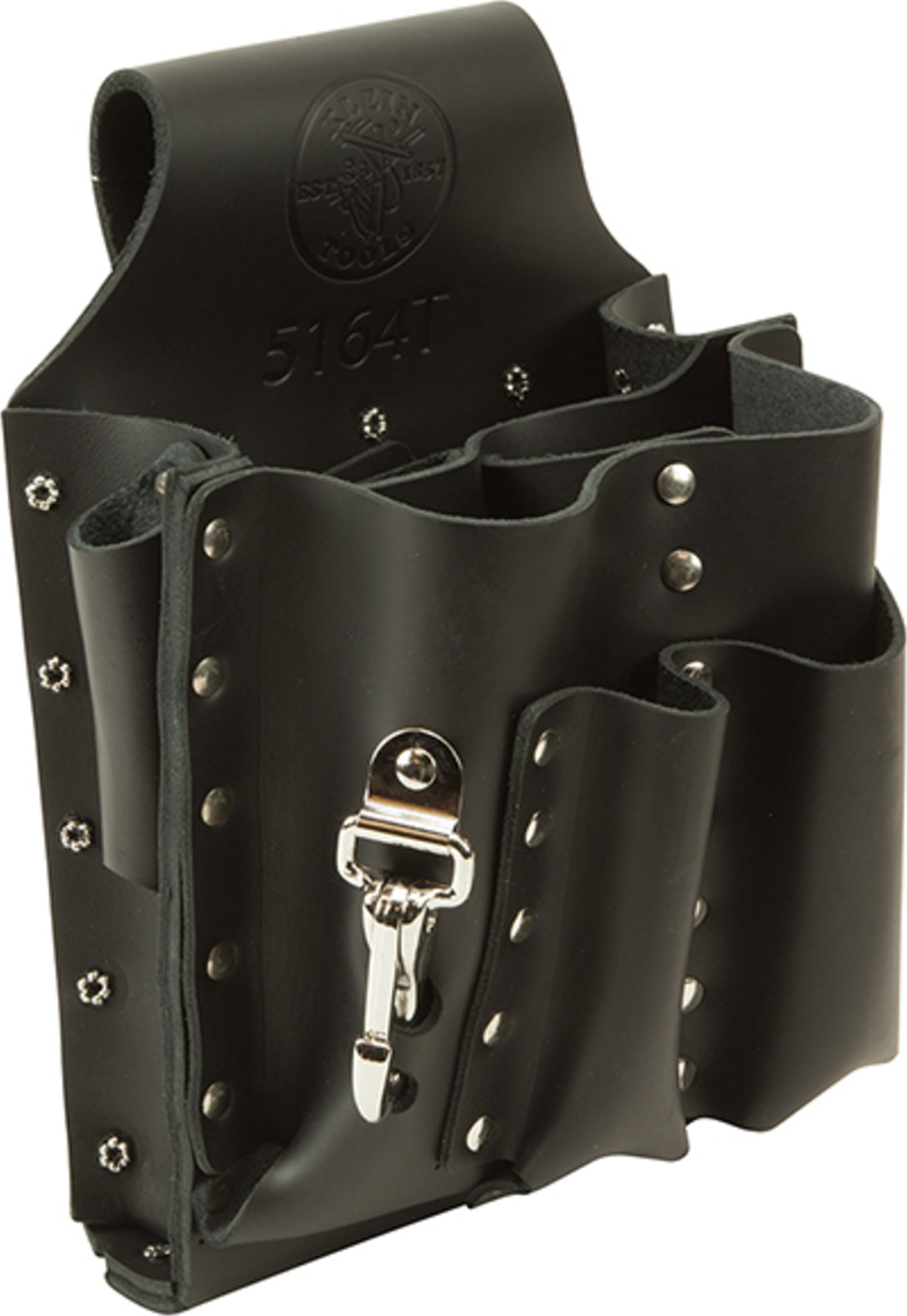 Klein Tools 5164T 8-Pocket Tool Pouch - Tunnel Loop