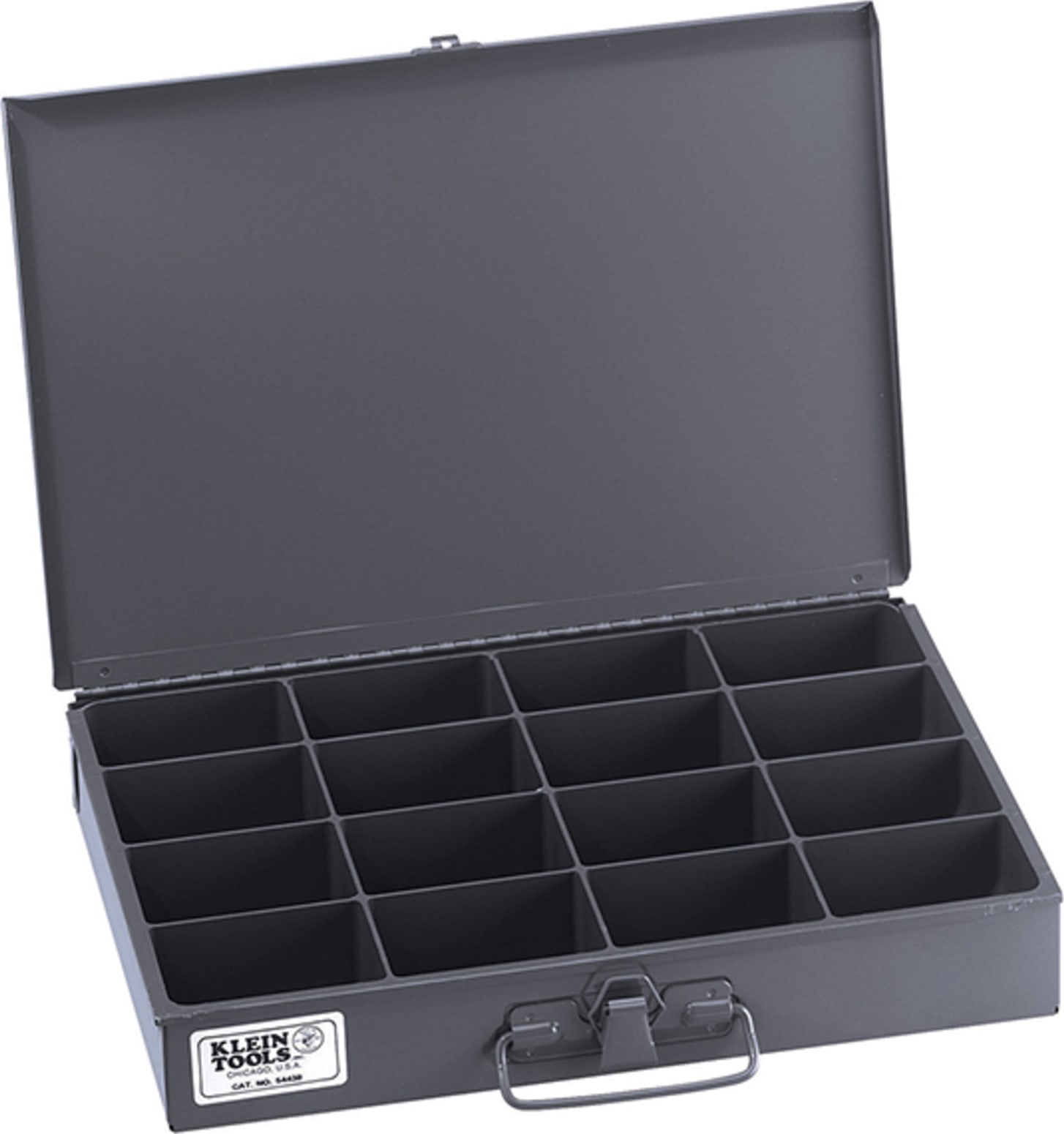 Klein Tools 54438 Mid-Size 16-Compartment Storage Box