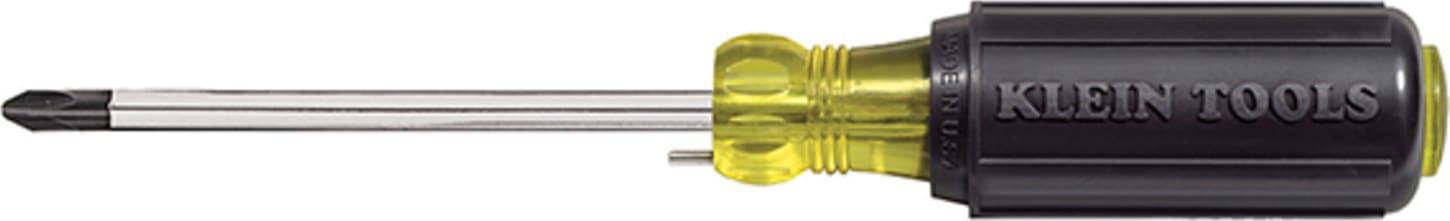 Klein Tools 603-4B 2 Wire Bending Phillips-Tip Screwdriver - Round-Shank