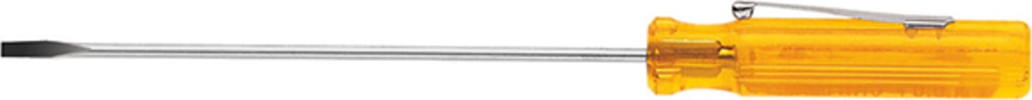  Klein Tools A130-3 Pocket-Clip Screwdriver 1/8" (3 mm) Cabinet-Tip
